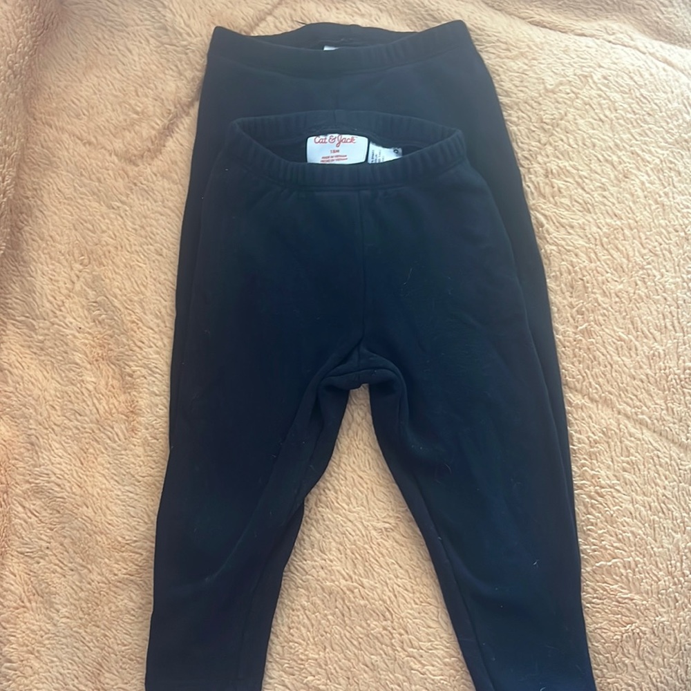 2 pairs of Cat & Jack pants 18 m